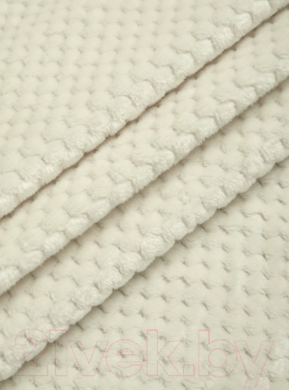 Изображение товара Плед TexRepublic Deco Ромбики Фланель 200x220 / 93410 (шампань)