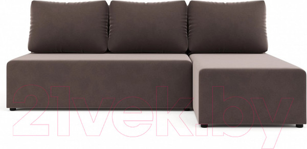 Изображение товара Диван угловой Stolline Рим (коричневый)