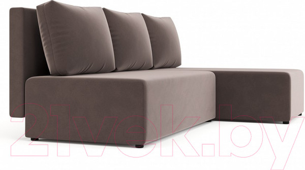 Изображение товара Диван угловой Stolline Рим (коричневый)