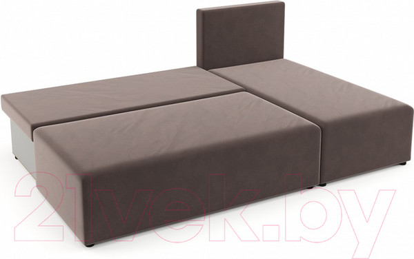 Изображение товара Диван угловой Stolline Рим (коричневый)