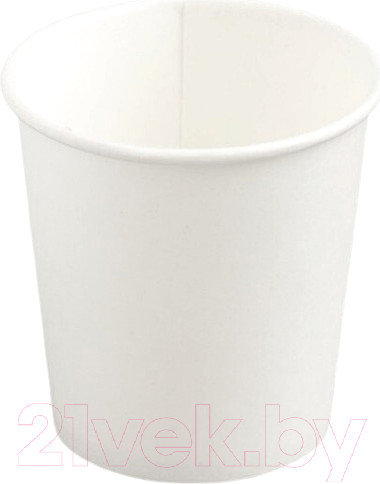 Изображение товара Набор бумажных стаканов Паксервис 100мл НВ62-120 / 284468 (180шт, белый)