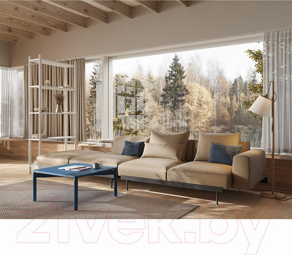 Изображение товара Журнальный столик Latitude Saga / SGBRDTBL-C-SQBL75 (синий)