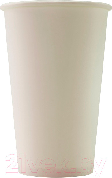 Изображение товара Набор бумажных стаканов Паксервис 400мл / HB90-530 (100шт, белый)