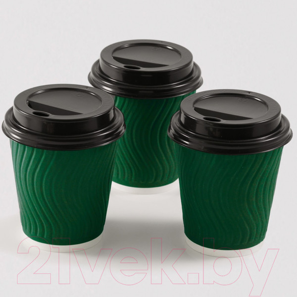 Изображение товара Набор крышек для стаканов Паксервис УК-81К / 387294 (2000шт, черный)