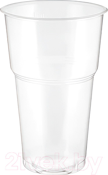 Изображение товара Набор одноразовых стаканов Паксервис ПП Факел 500мл / 284541 (200шт, прозрачный)