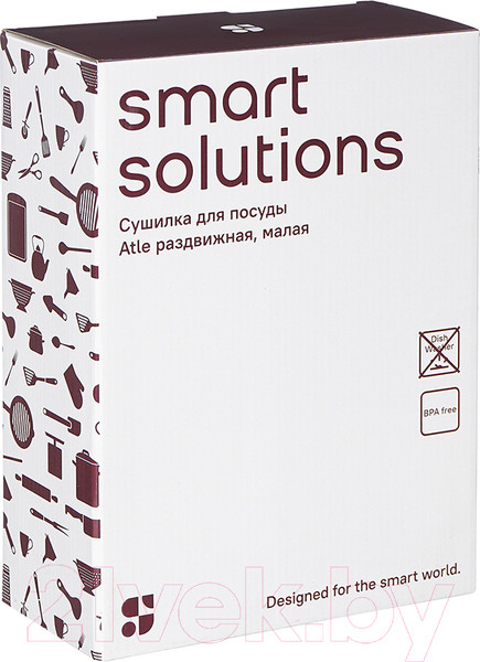 Изображение товара Сушилка для посуды Smart Solutions Atle / SS000011 (черный)