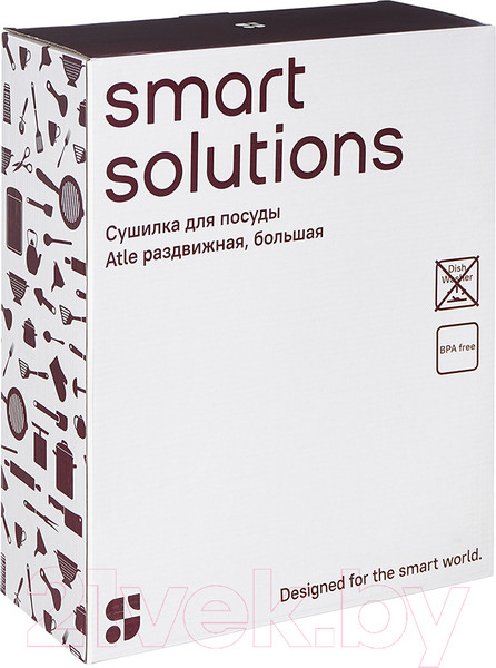 Изображение товара Сушилка для посуды Smart Solutions Atle / SS000014 (черный)