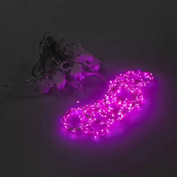 Изображение товара Световой занавес Neon-Night Дождь из росы 315-987 (3x3м, розовый)
