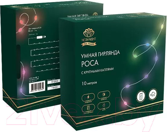 Изображение товара Светодиодная гирлянда Neon-Night Нить из росы 245-019 (10м, мультиколор)