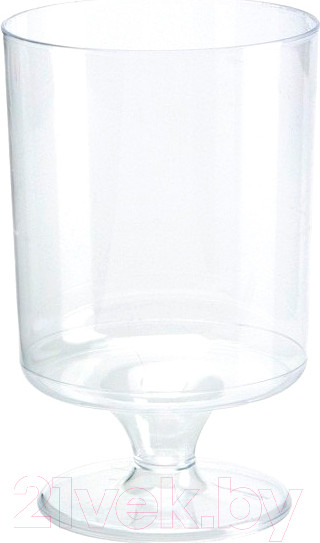 Изображение товара Набор одноразовых бокалов Паксервис Кристалл ПС для вина 200мл / 285579 (36шт, прозрачный)