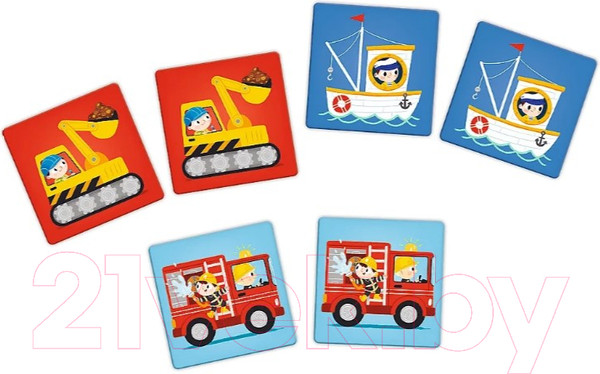 Изображение товара Развивающая игра Trefl Мой первый мем. Транспортные средства / 02267 (24эл)