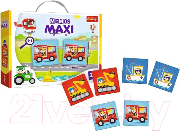 Изображение товара Развивающая игра Trefl Мой первый мем. Транспортные средства / 02267 (24эл)