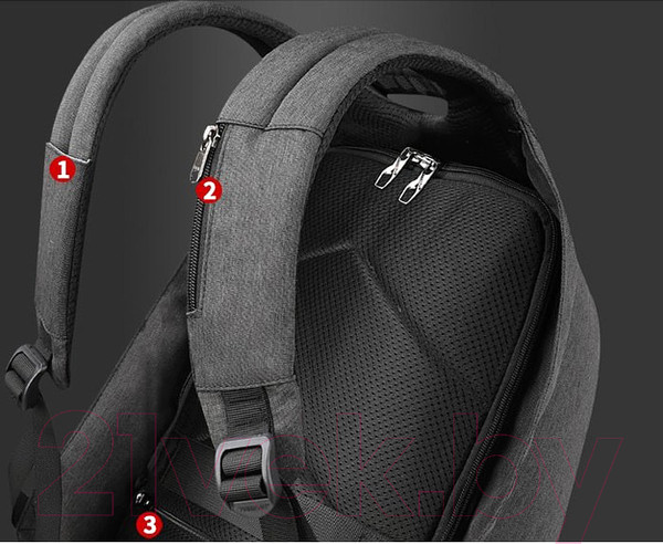 Изображение товара Рюкзак Tigernu T-B3615B (черный)