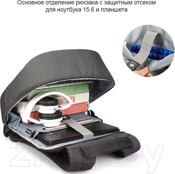 Изображение товара Рюкзак Tigernu T-B3595 15.6" (темно-серый)