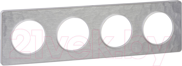 Изображение товара Рамка для выключателей и розеток Schneider Electric Odace S52P808K