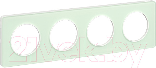 Изображение товара Рамка для выключателей и розеток Schneider Electric Odace S52P808S