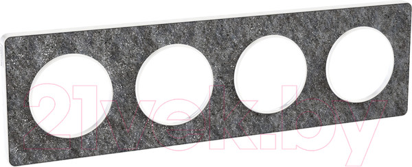 Изображение товара Рамка для выключателей и розеток Schneider Electric Odace S52P808T