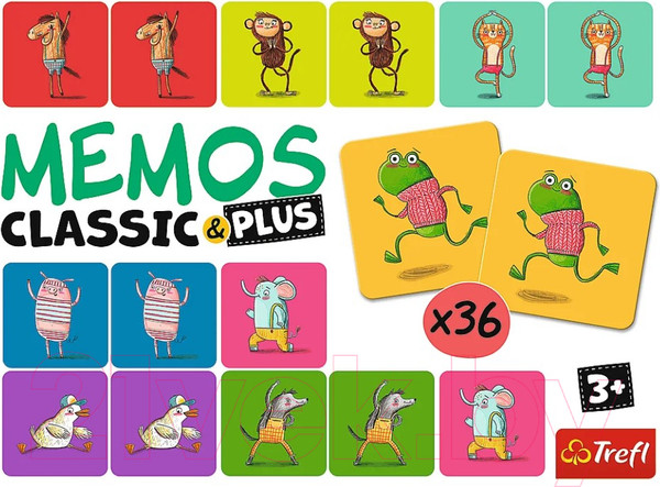 Изображение товара Развивающая игра Trefl Двигайся и играй / 02271 (36эл)