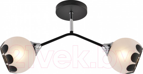 Изображение товара Потолочный светильник Mirastyle MH-1535B/2 BK+CR