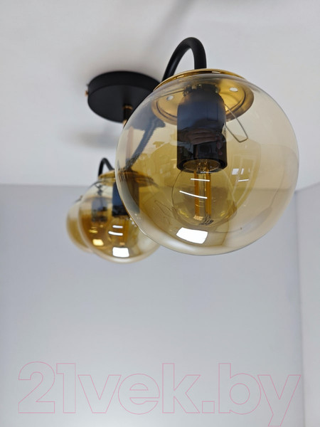 Изображение товара Потолочный светильник Mirastyle MH-1540B/3 BK+FGD