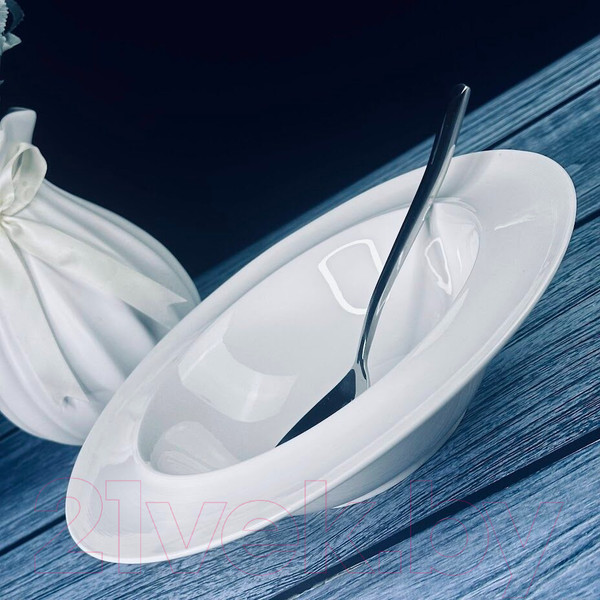 Изображение товара Тарелка столовая глубокая Lenardi Bianco 118-033
