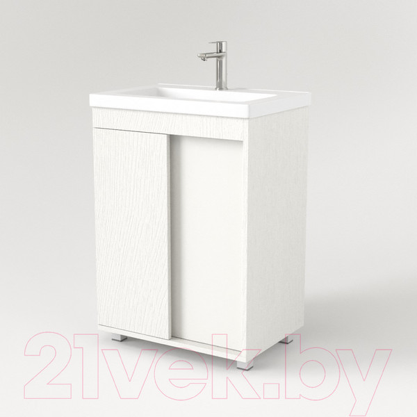 Изображение товара Тумба под умывальник Дабер 013 70 / Т13.7.0.5 (белый древесный)