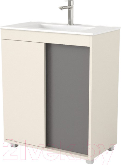 Изображение товара Тумба под умывальник Дабер 013 70 / Т13.7.0.19 (бежевый/серый)