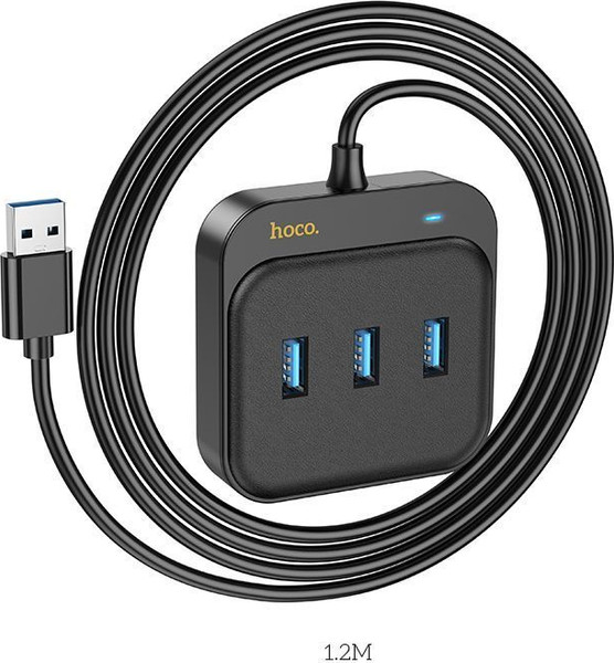 Изображение товара Док-станция для ноутбука Hoco HB35 4в1 (1.2м)