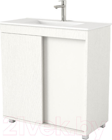 Изображение товара Тумба под умывальник Дабер 013 WeltWasser Deilbach 7517-80 / Т13.8W.0.5 (белый древесный)
