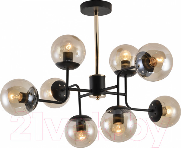 Изображение товара Потолочный светильник Mirastyle MH-1494/8 BK+FGD