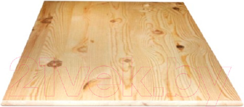 Изображение товара Столешница для стола Альфалес Квадратная 300x300x28мм (сорт АВ, хвоя)