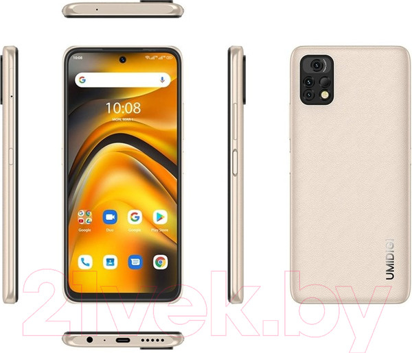 Изображение товара Смартфон Umidigi A13 Pro 5G (золото)