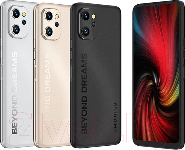 Изображение товара Смартфон Umidigi F3 5G (золото)