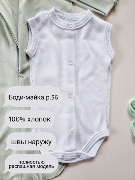 Изображение товара Комплект одежды для малышей Sofi 5026-6 (р.56, шалфей)