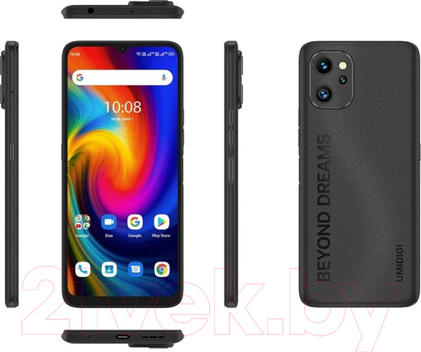 Изображение товара Смартфон Umidigi F3S (звездный черный)