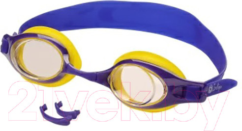 Изображение товара Очки для плавания Indigo Sport Racer G2786 (желтый/фиолетовый)