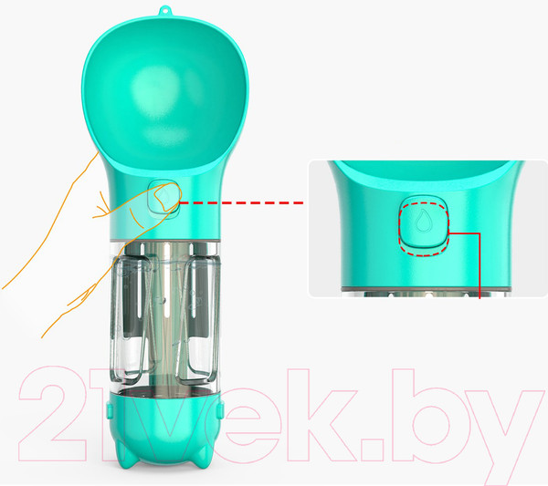 Изображение товара Поилка дорожная для животных Mobipeet Water Boutle