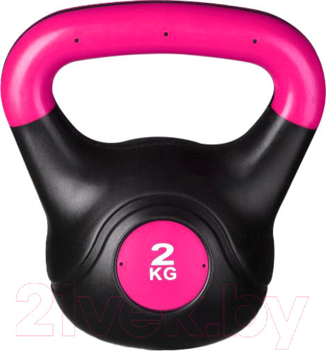 Изображение товара Гиря Indigo Sport N125 (2кг, черный/розовый)