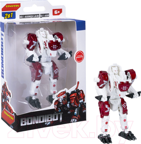 Изображение товара Робот-трансформер Bondibon Белый тигр / ВВ5893