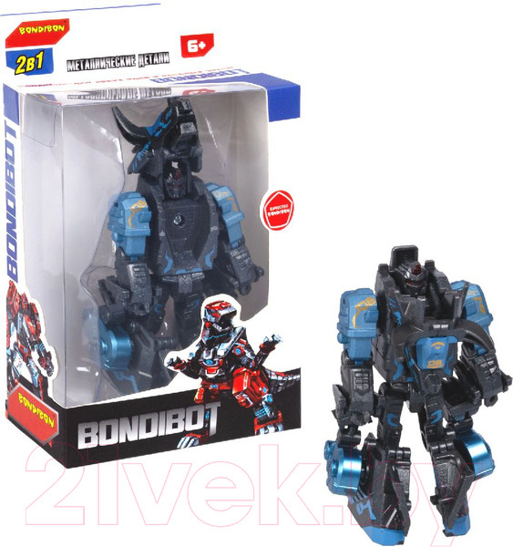 Изображение товара Робот-трансформер Bondibon Динозавр Трицератопс / ВВ5896