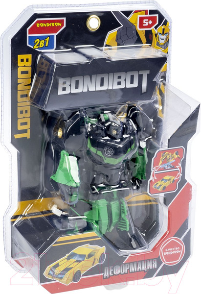 Изображение товара Робот-трансформер Bondibon Динозавр / ВВ6195 (зеленый)