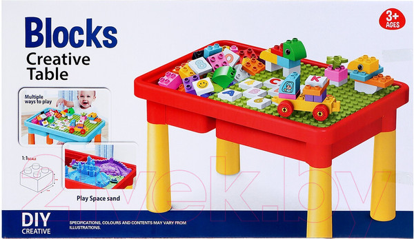 Изображение товара Развивающий игровой стол Kids Home Toys С конструктором и отсеком для хранения 188-A30 / 7120619