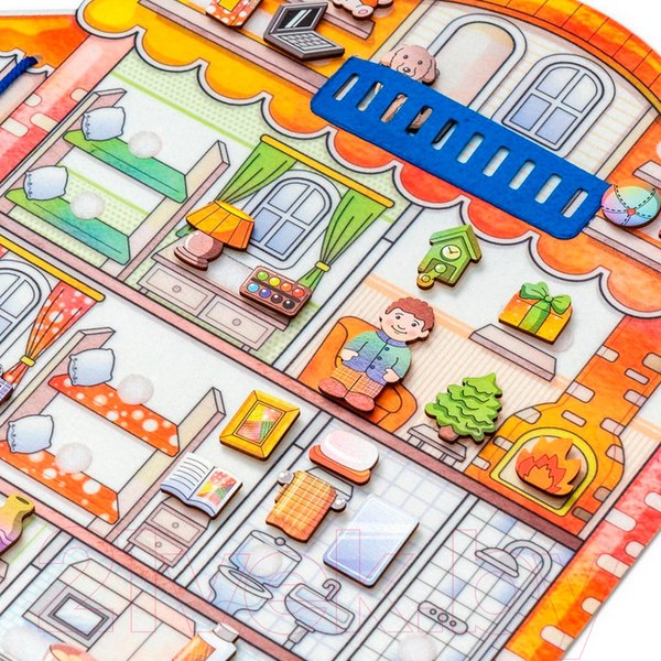 Изображение товара Развивающий игровой набор Smile Decor Дружная семья / 9872672
