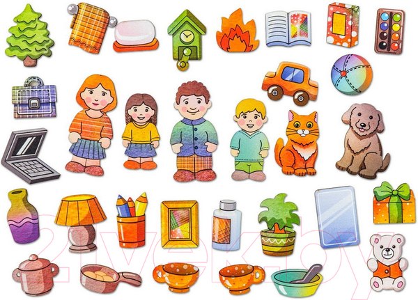 Изображение товара Развивающий игровой набор Smile Decor Дружная семья / 9872672