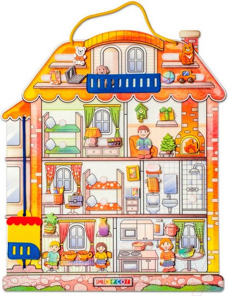 Изображение товара Развивающий игровой набор Smile Decor Дружная семья / 9872672