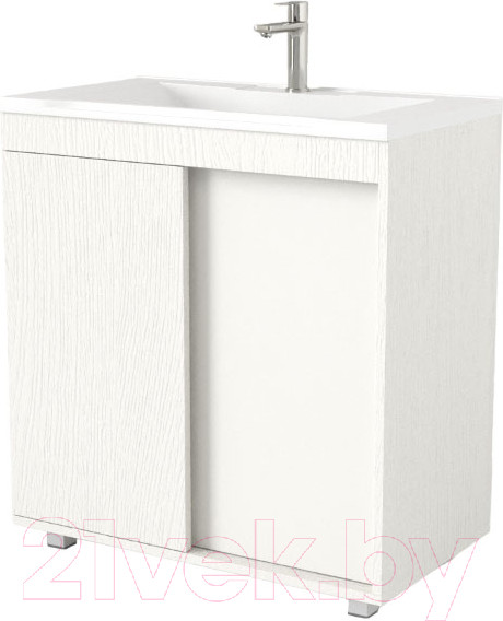 Изображение товара Тумба под умывальник Дабер 013 Andrea Elen 80 / Т13.8A.0.5 (белый древесный)