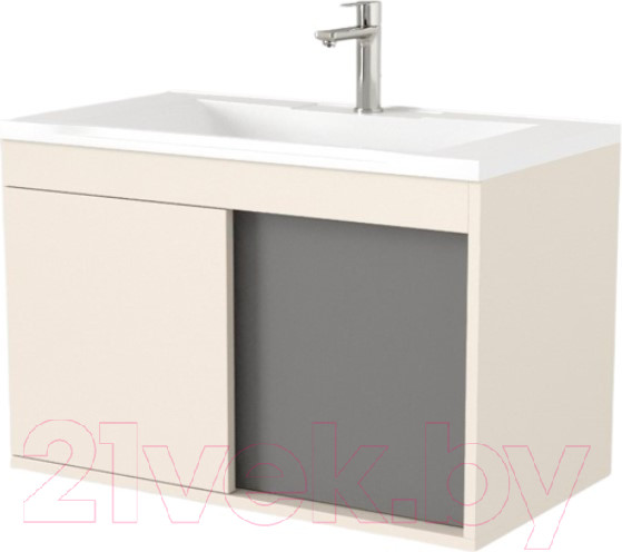 Изображение товара Тумба под умывальник Дабер 014 70 / Т14.7.0.19 (бежевый/серый)