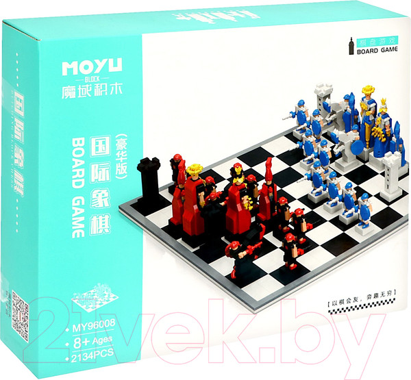 Изображение товара Конструктор MoYu Шахматы. Ход короля MY96008 / 9828391 (2134эл)