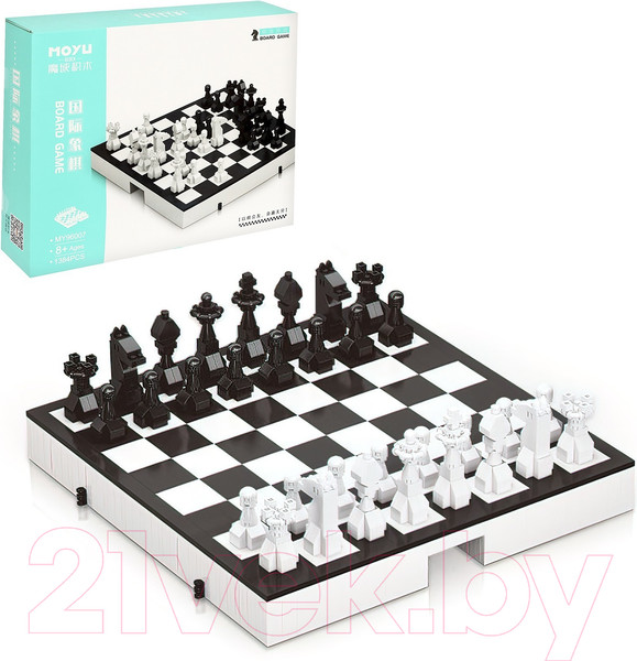 Изображение товара Конструктор MoYu Шахматы. Королевский гамбит MY96007 / 9828390 (1384эл)