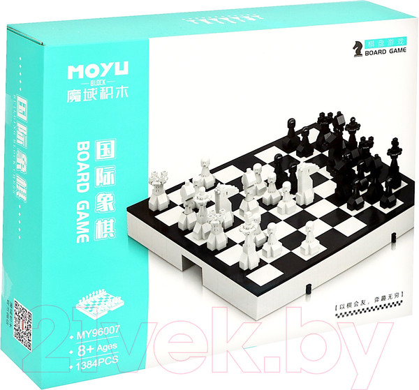 Изображение товара Конструктор MoYu Шахматы. Королевский гамбит MY96007 / 9828390 (1384эл)